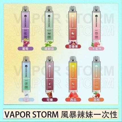 VAPOR STORM風暴辣妹一次性主機充電7500口（5%）7000口